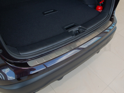 Накладка на задний бампер прямая матовая серия ORIGINAL, нерж. сталь Alu-Frost 39-3834 для BMW X3