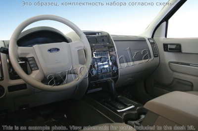 Декоративные накладки салона Ford Escape 2007-2009 полный набор