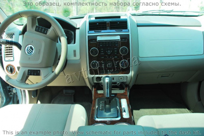 Декоративные накладки салона Ford Escape 2007-2009 полный набор